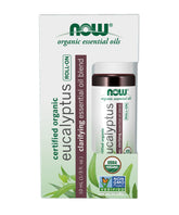 NOW Essential Oils Eucalyptus Essential Oil Blend Organic Roll-On - 10ml